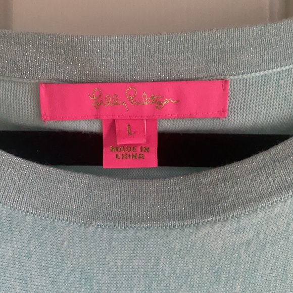 Lilly Pulitzer- sweater/tunic size L. - Picture 3 of 3